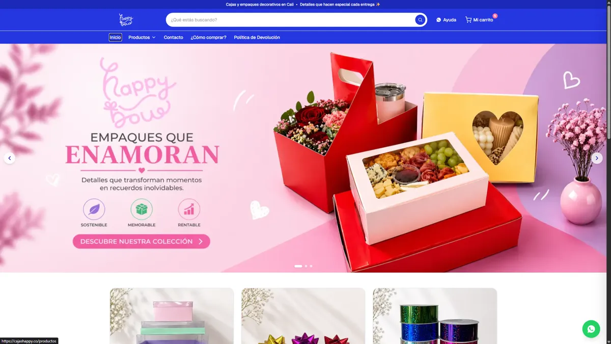 Sitio de Cajas Happy